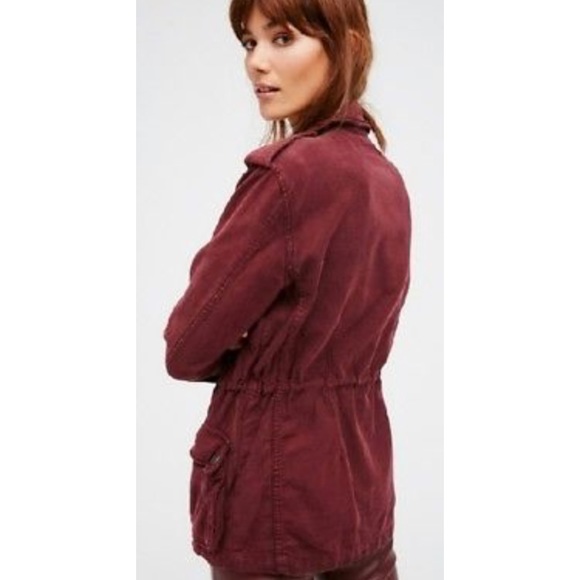 FREE PEOPLE MILITARY JACKET - Picture 3 of 8